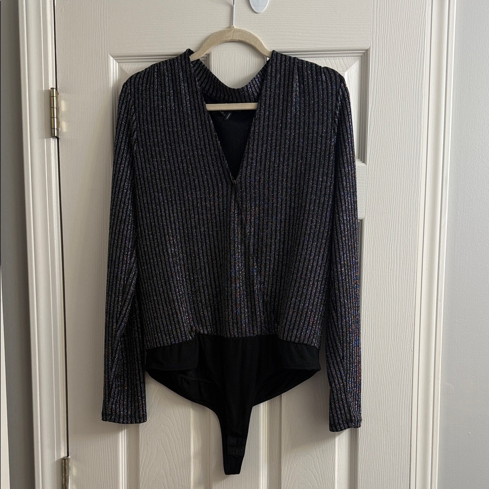 PAIGE metallic bodysuit